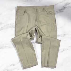 Columbia Brownsmead Five-Pocket Pants Size 38X30 Mens Chino Khaki Fossil Tan